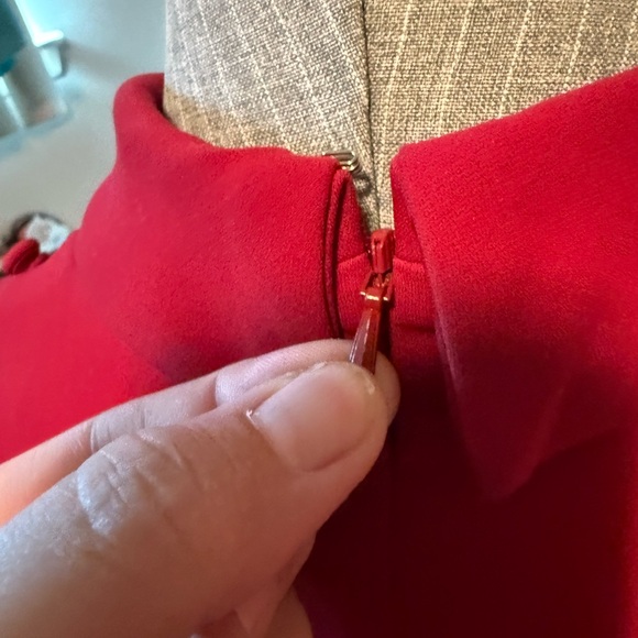 Badgley Mischka Red Blazer Dress size 4 **host pick**🥳 - Picture 11 of 12
